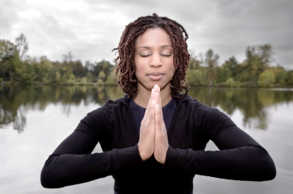 Woman doing Yoga